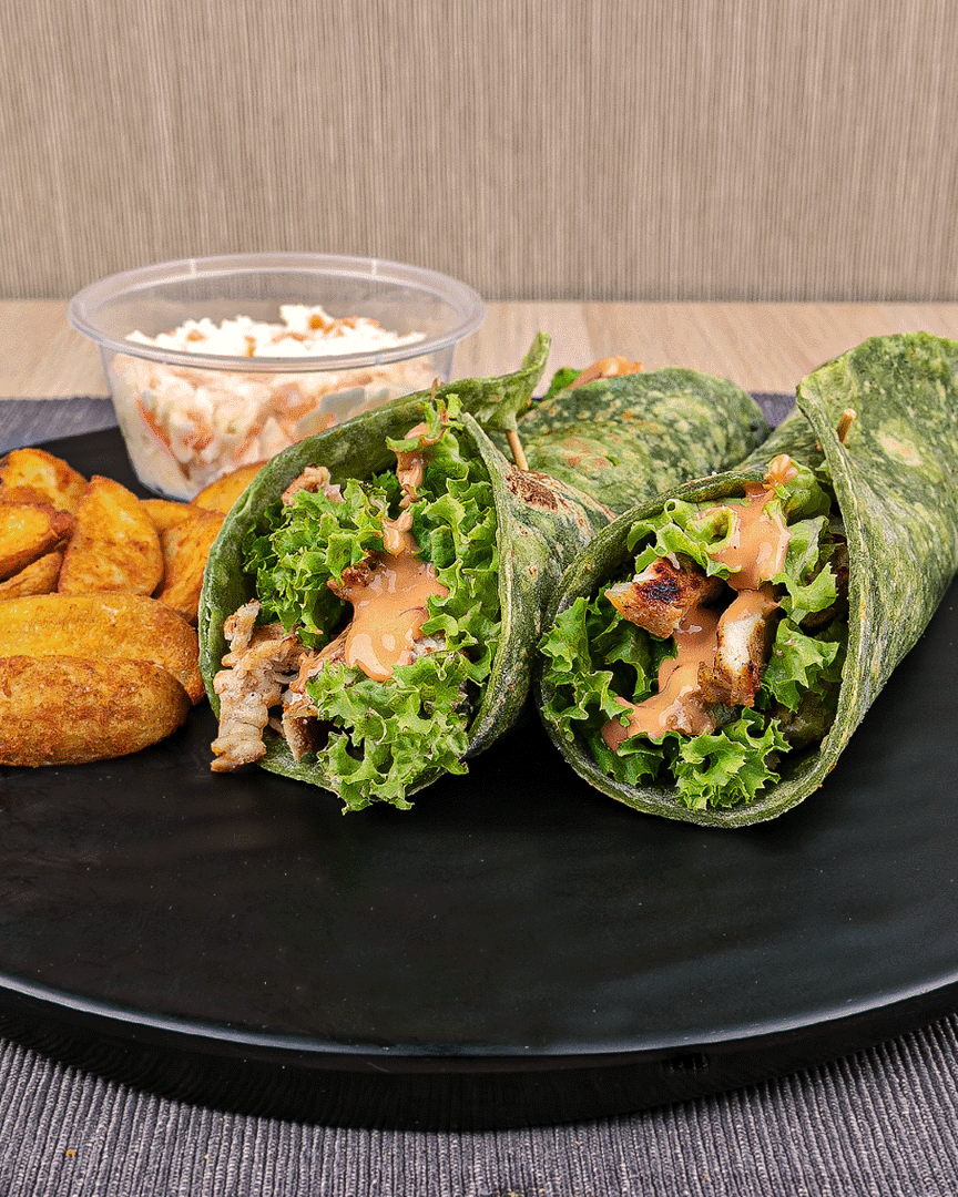 GRILLED CHICKEN RANCH WRAP (GREEN)