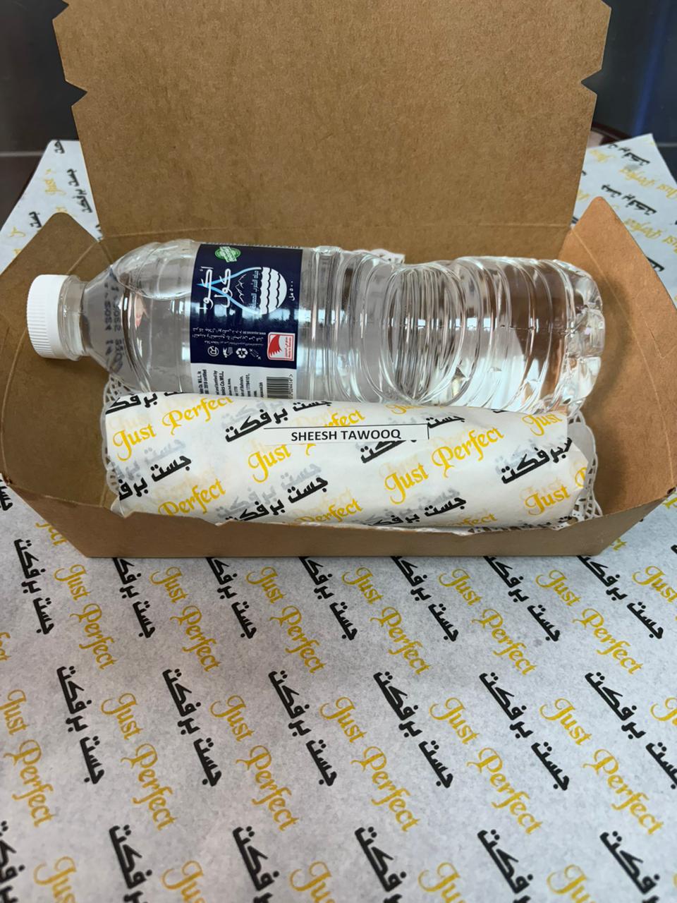 SHEESH TAWOOQ WRAP + WATER